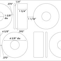 Up to 1 3/4" x 4 5/8"