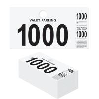 Parking-Valet & Claim Check Tags, White, 9 1/2" x 5"