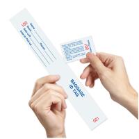Bag Identification Tags with Transfer Tape