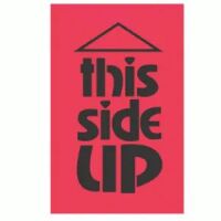 "This Side Up" Arrow Label 