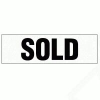 "SOLD" Self Inking Rubber Stamp