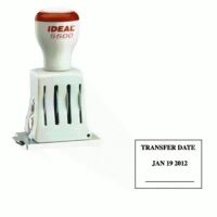 2 3/4" x 1 7/8" Non-Self Inking Dater Stamp