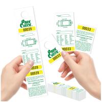 Parking & Claim Check Tags, White, 2 1/2\