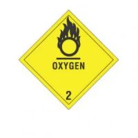 "OXYGEN 2" - D.O.T. Label 