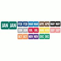 Smead ETS SMMK&#174; Compatible Month tab labels