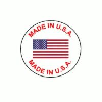 "MADE IN U.S.A." Flag Label  