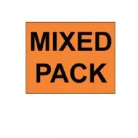 "MIXED PACK" Label  