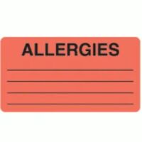 ALLERGY Alert Labels