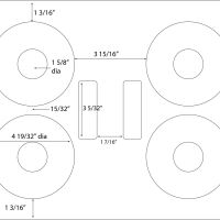 4 9/16" Diameter