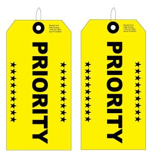 Priority Baggage Tag