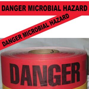 Danger Microbial Hazard Do Not Enter Tape