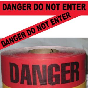 Danger Do Not Enter Barricade Tape