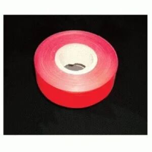 Flagging Tape Red, Solid Color Vinyl Material