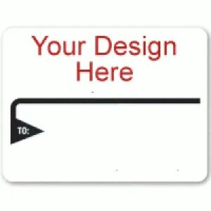 Black Colored Border Arrow Label (ML-8)