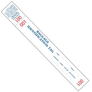 Cohesive Bag Identification Tags