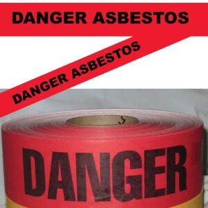Danger Asbestos Barricade Tape