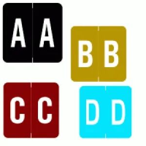 FADBM Barkley® Compatible Alphabetical Tabs