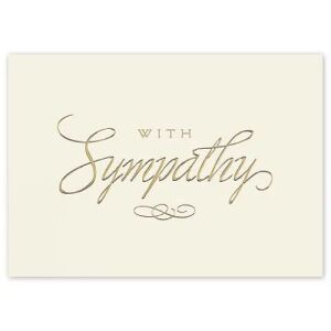 With Sympathy Cards 