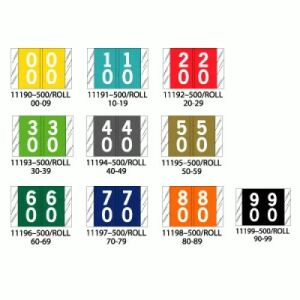 11200 Original Col'R'Tab® Numerical tabs