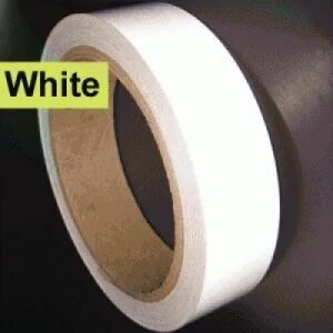 Reflective Safety Tape,Solid White,With Adhesive    