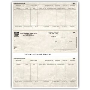 LM330, Marble Laser/Inkjet Payroll Check