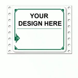 Green Colored Border Arrow Label (CLML-13)