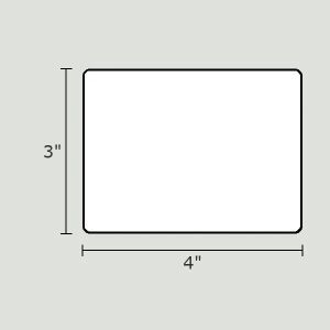 Direct Thermal Transfer Fanfold Labels