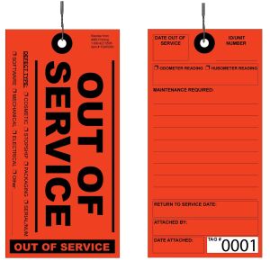 Out of Service Tags