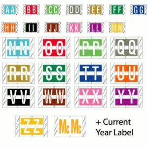 12030 Original Col'R'Tab® Alphabetical tabs