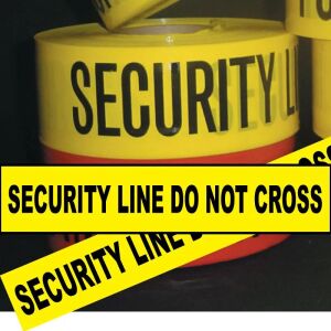 Security Line Do Not Cross Barricade Tape