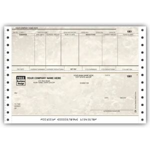 CB351, Marble Continuous Payroll Check