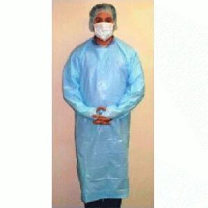 Polyethylene Isolation Gowns with Thumb Loop