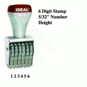 N1546  Number Stamp