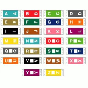 81950 Original Col'R'Tab® Alphabetical tabs
