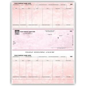 LM341, Marble Laser/Inkjet Payroll Check