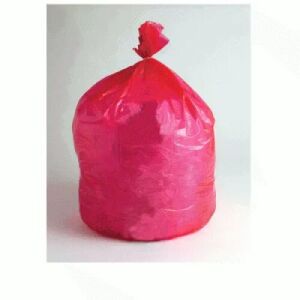 High Density Red Blank Dressing Disposable Bags
