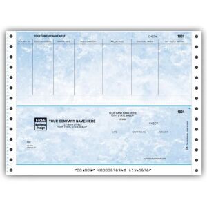 CB203, Marble Continuous Accnts. Payable Check