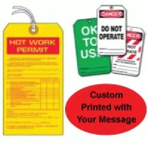 Custom Printed Laminated Weatherproof Tags