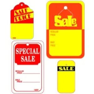 Retail Sale Tags - Small