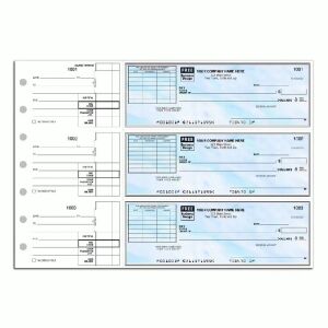 C473, Classic 3 to a Page Vertical Voucher Check