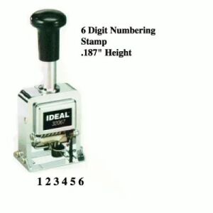 5756 Metal Numbering Machine