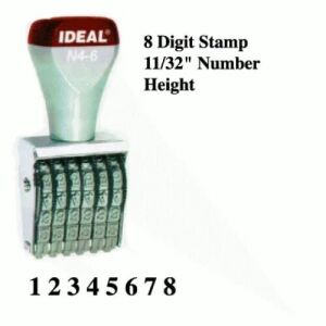 N1598 Number Stamp