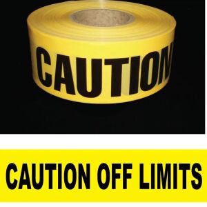Caution Off Limits Barricade Tape