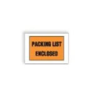 Plastic Press-Pack Packing List Envelope