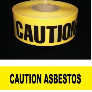 Caution Asbestos Barricade Tape