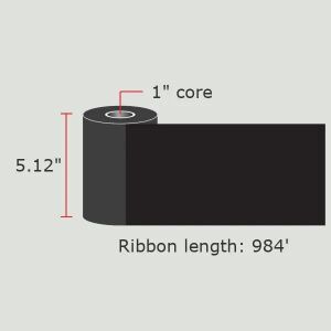 Black Thermal Transfer Ribbons