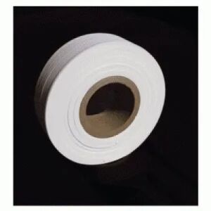 Flagging Tape White, Solid Color Vinyl Material