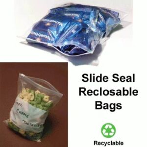 Reclosable Bags with Slide Seal Closure