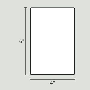 Direct Thermal Transfer Fanfold Labels