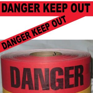 Danger Keep Out Barricade Tape